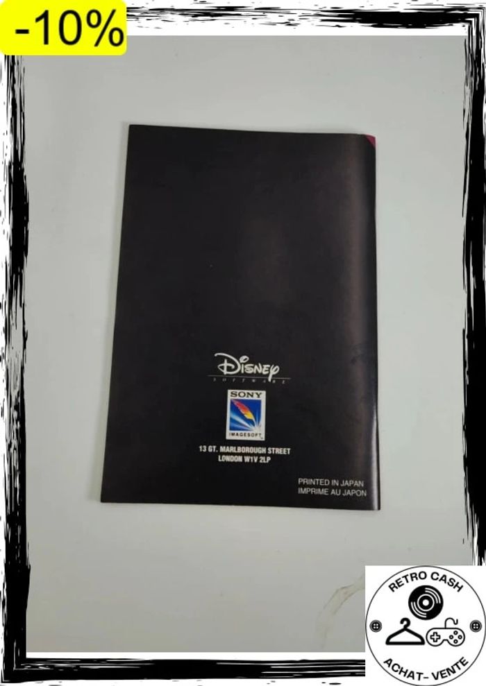 Boite et notice Super Nintendo Snes - Mickey Mania eur sans jeu - photo numéro 3