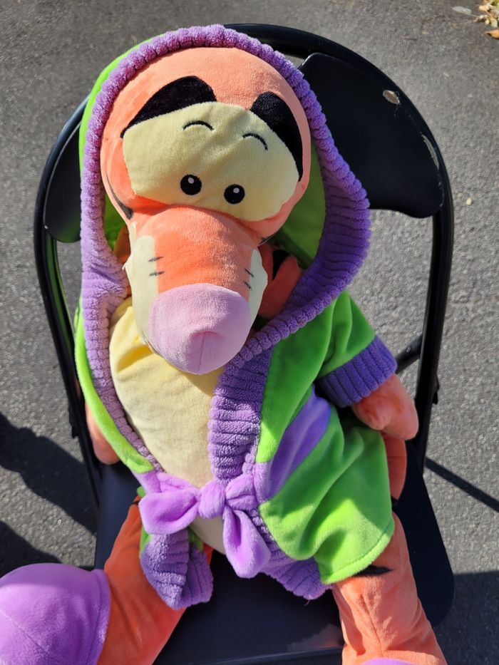 Grande peluche tigrou peignoir 60 cm - photo numéro 2