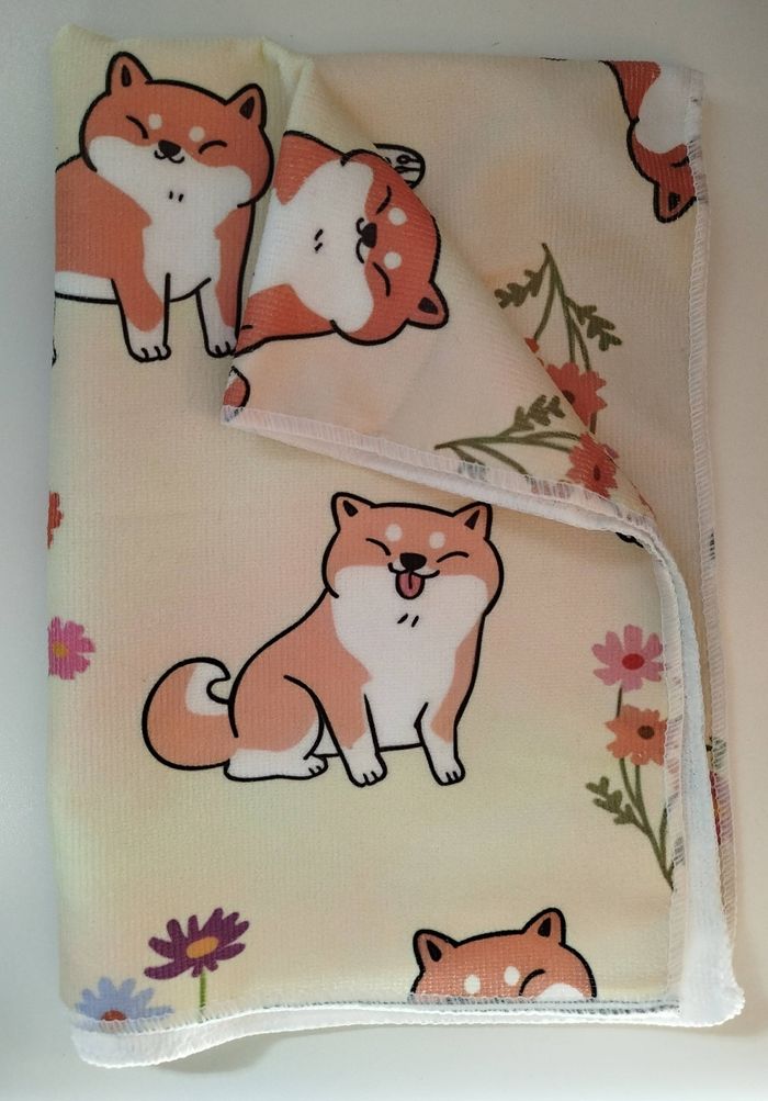 Serviette / essuie-mains motifs japonais Shiba