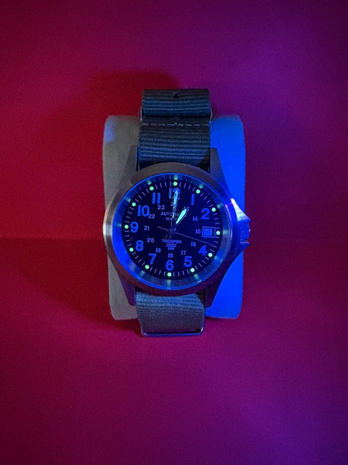 Montre trooper automatique militaire - photo numéro 4