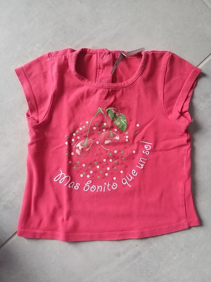 T-shirt manche courte en 18 mois