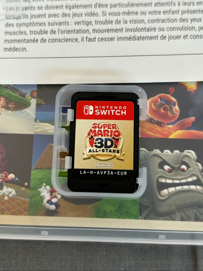 Jeu switch super Mario 3D All stars - photo numéro 2
