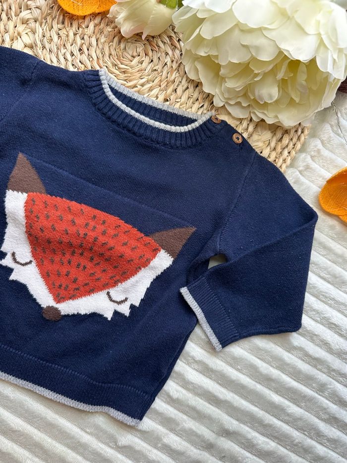 Pull 12 mois renard Mots d’enfants - photo numéro 4