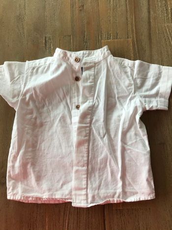 Chemise en lin sergent major