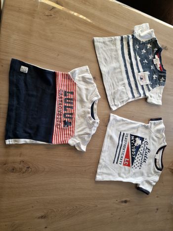 3 t-shirts 3 mois