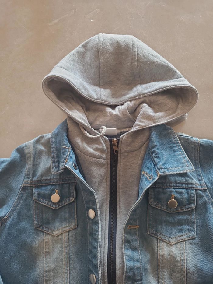 Veste en jean's zippé - photo numéro 3