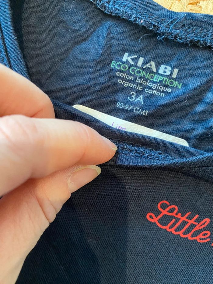 Tee-shirt manche longue 3 ans Kiabi - photo numéro 3
