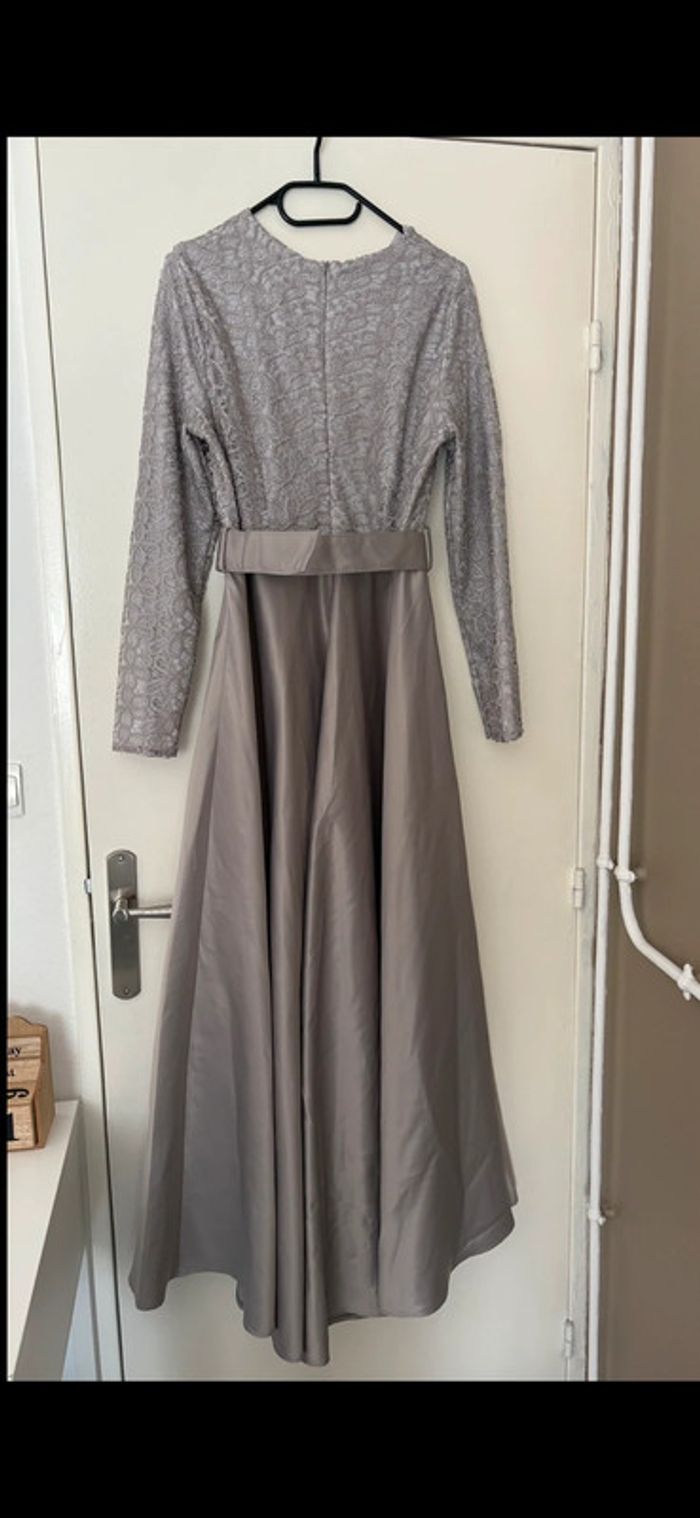 Robe de soirée grise taille unique femme - photo numéro 4