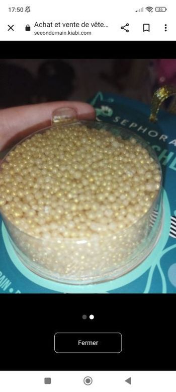 Perlines de bain nacre