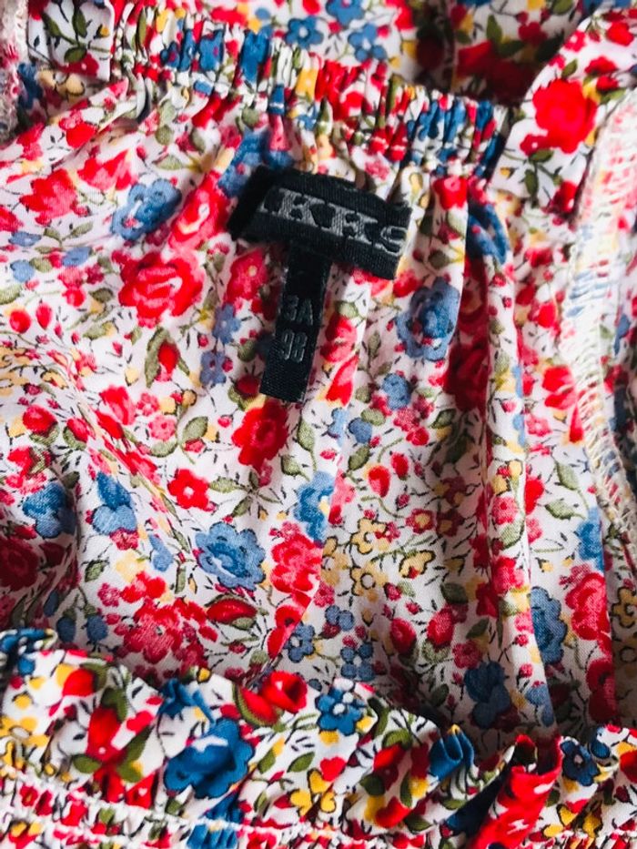 Robe bi-matière Liberty + Blouse Liberty Ikks T-3 ans - photo numéro 6