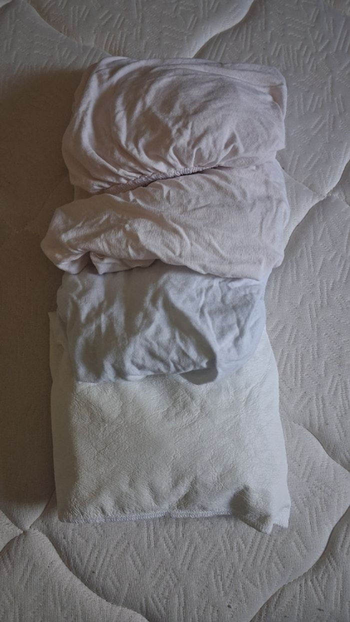 Draphousse blanc + alese 40×90