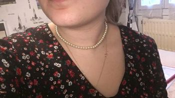 Collier perle ras-de-cou