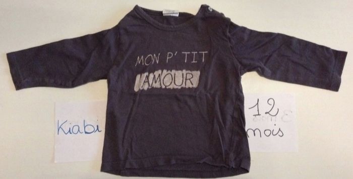 Sweat-shirt Kiabi gris foncé