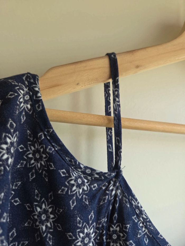 Blouse bleue atmosphere - t40 à épaules dénudées - photo numéro 4