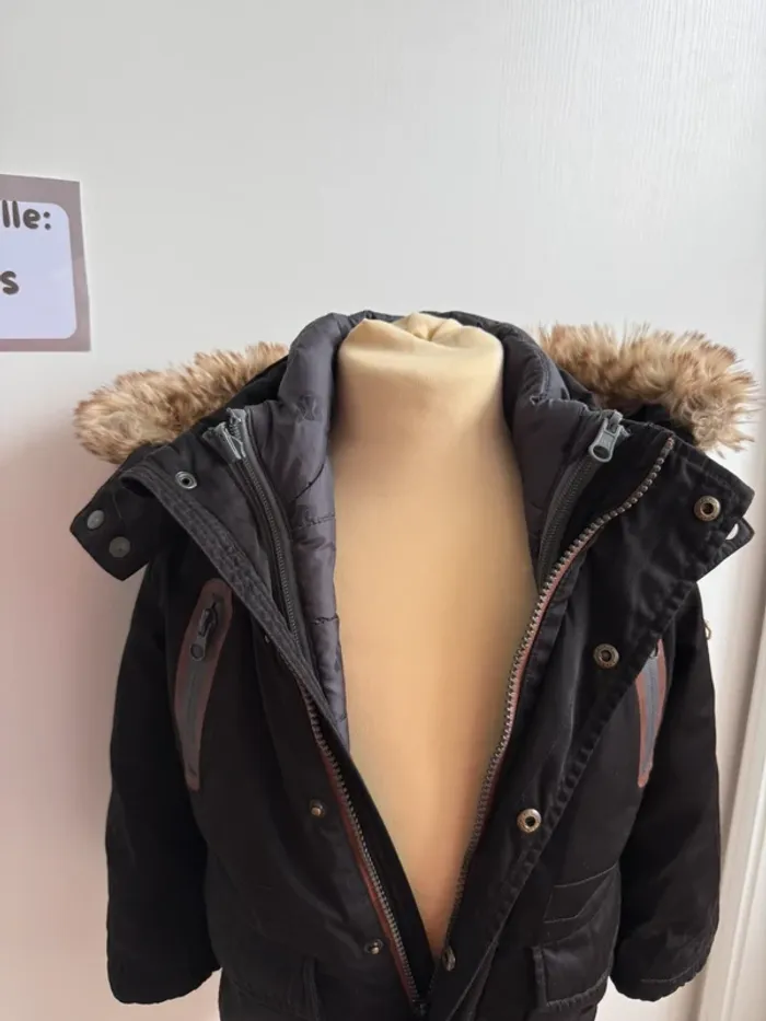 Manteau avec doublure - taille 4 ans 🌸 - photo numéro 4