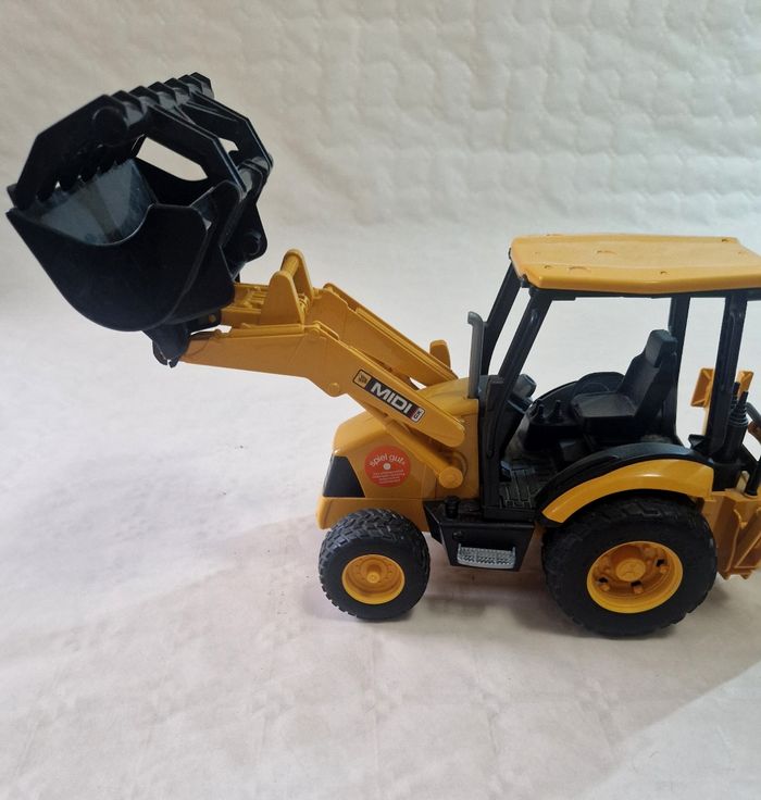 Tracteur  / tractopelle  , miniature  , jouet  , Bruder  , JCB , Midi - photo numéro 3