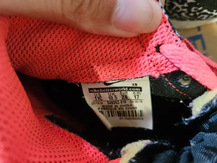 Basket nike noir et rose - photo numéro 4