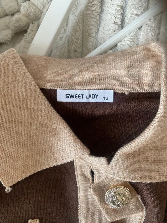 Ensemble blouse et pantalon à patte large - photo numéro 4