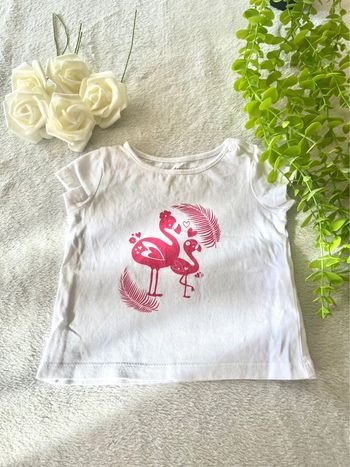 Très beau tee shirt à longue manche bébé fille