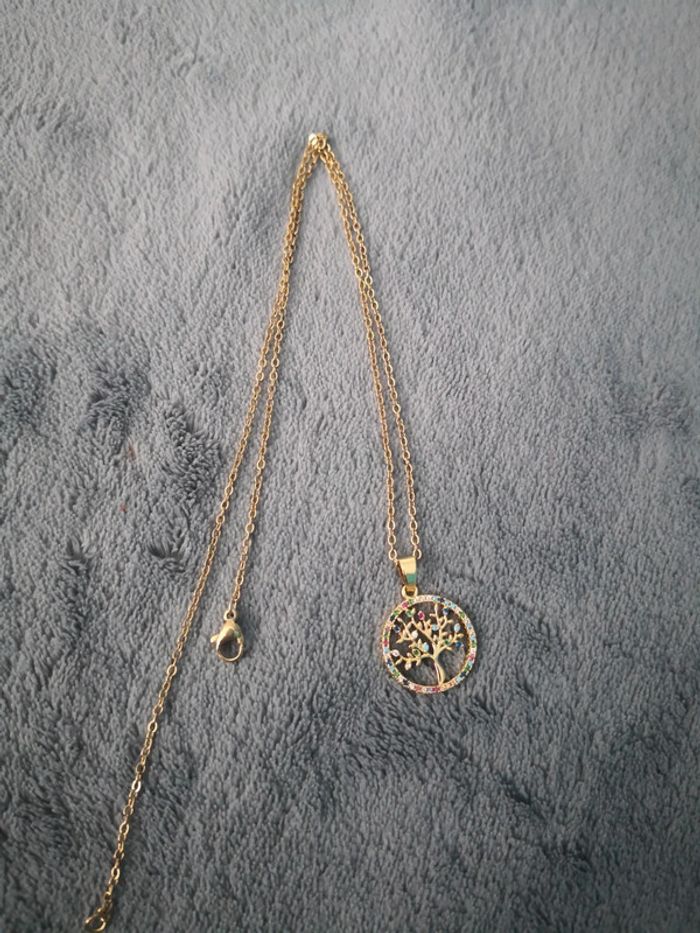Pendentif bijoux arbre de vie - photo numéro 3