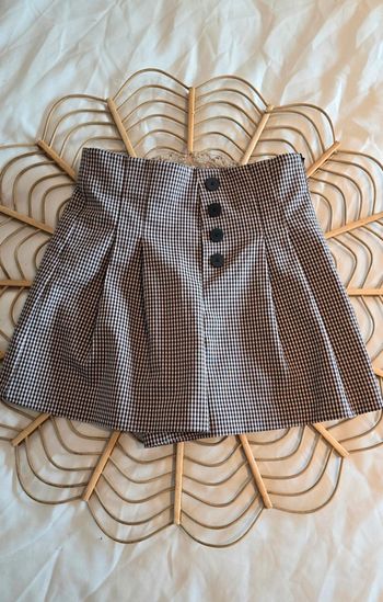 Short à carreaux Zara