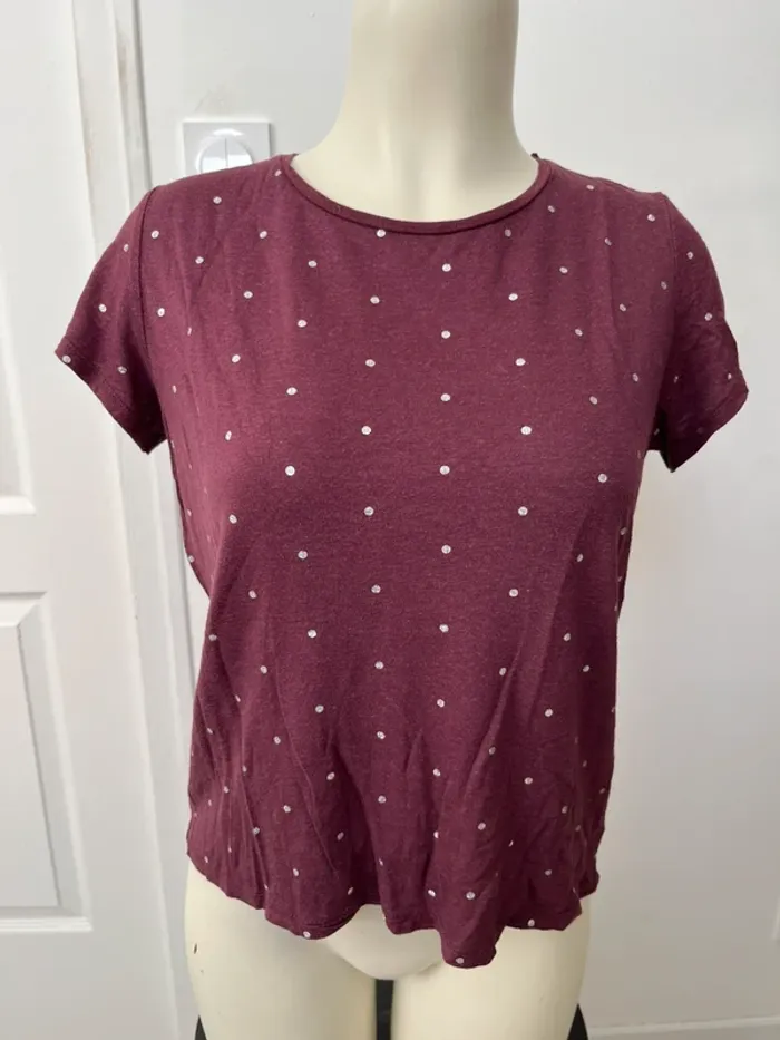 Tee shirt à pois