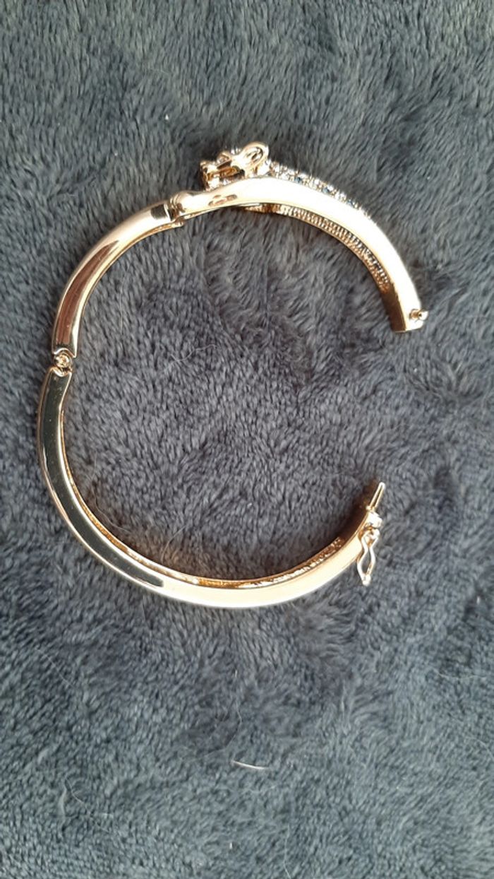 ensemble bracelet oval + bague panthère - photo numéro 6