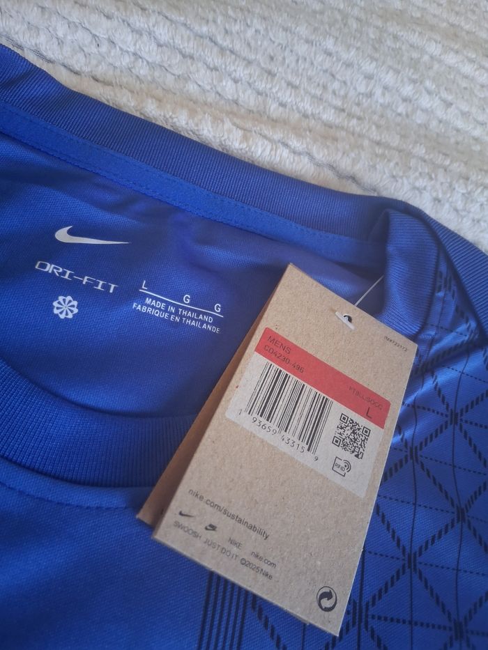 Maillot psg avant match bleu taille l - photo numéro 3