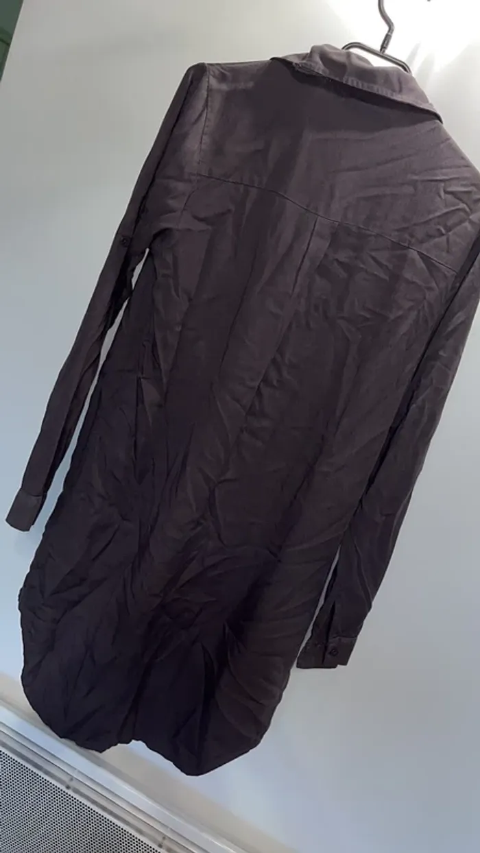 Robe chemise gris foncé taille 36 - photo numéro 5