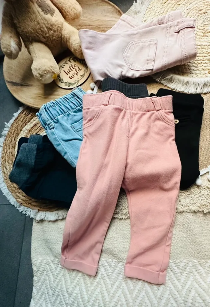 Lot de 6 pantalons 12 mois - photo numéro 3