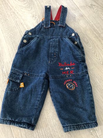Salopette en jean 12 mois