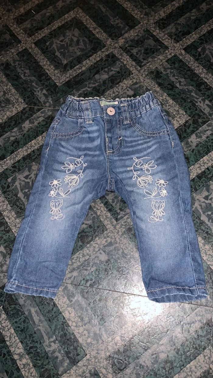Jean benetton 3-6 mois