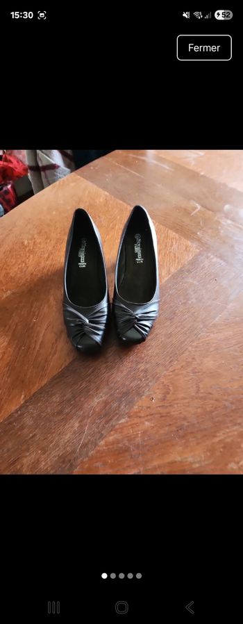 Escarpins mocassins talons 4 cm 