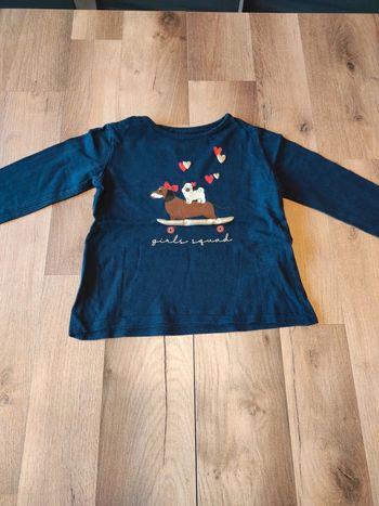 Tee-shirt ML 3 ans in extenso en TBE