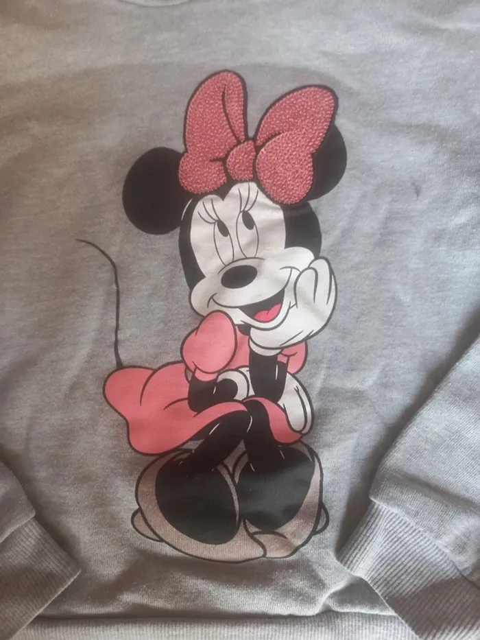 Pull/sweat à capuche Minnie 6/7ans 122cm Disney-Primark - photo numéro 3