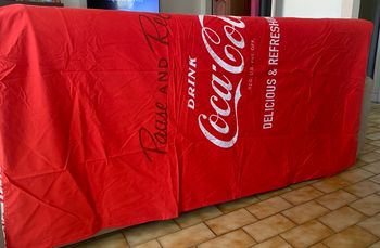 Parure de lit (housse de couette et taie oreiller) Coca Cola 1 personne