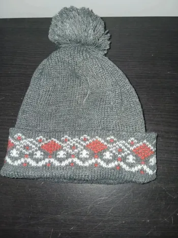 Bonnet gris taille 48