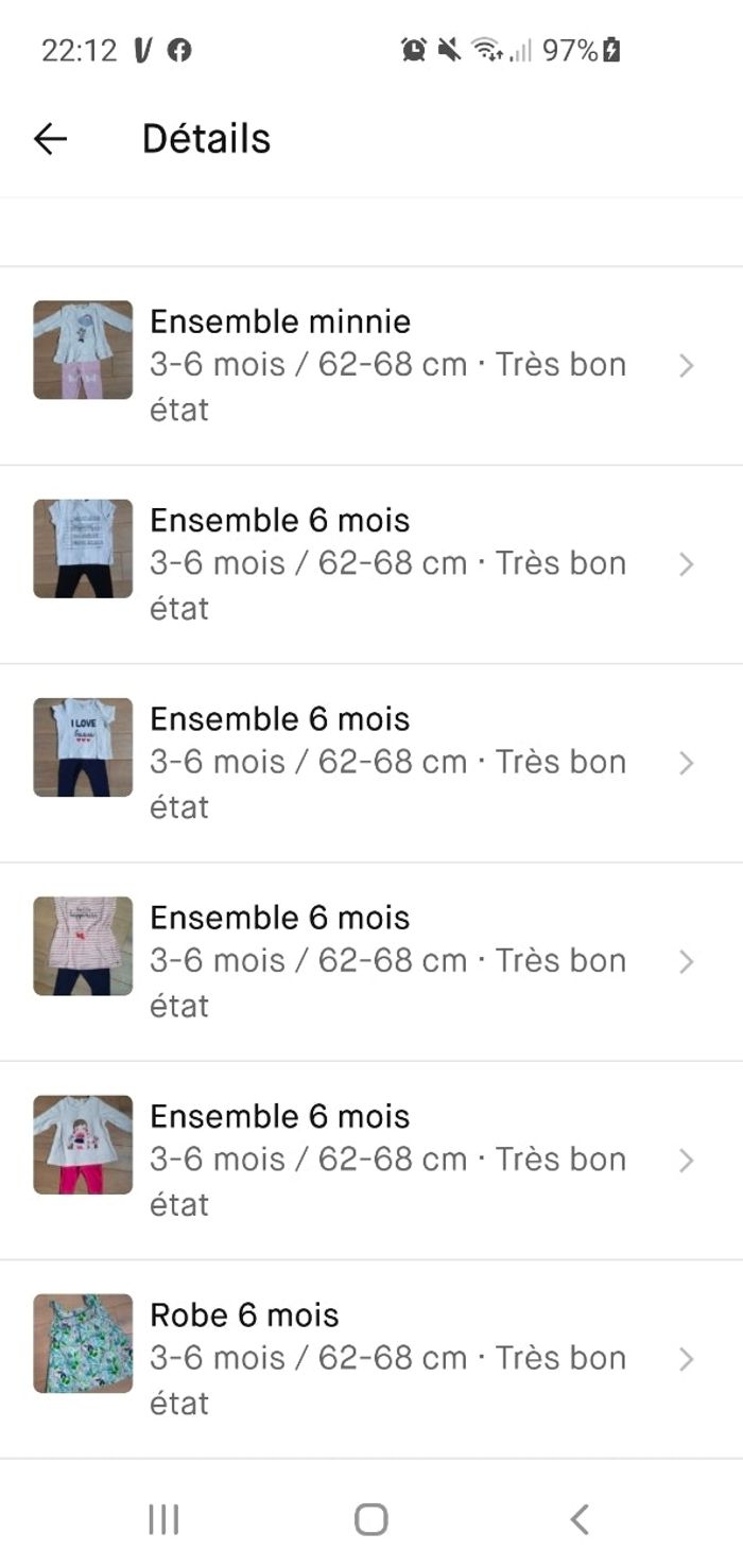 Lot 19 ensembles filles - photo numéro 1