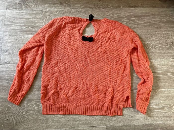 Pull femme orange - photo numéro 3