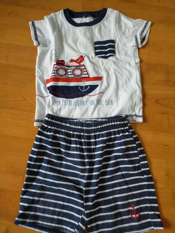 Ensemble marinière 24 mois