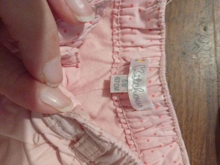 Lot de 2 pantalons taille 6 mois - photo numéro 8