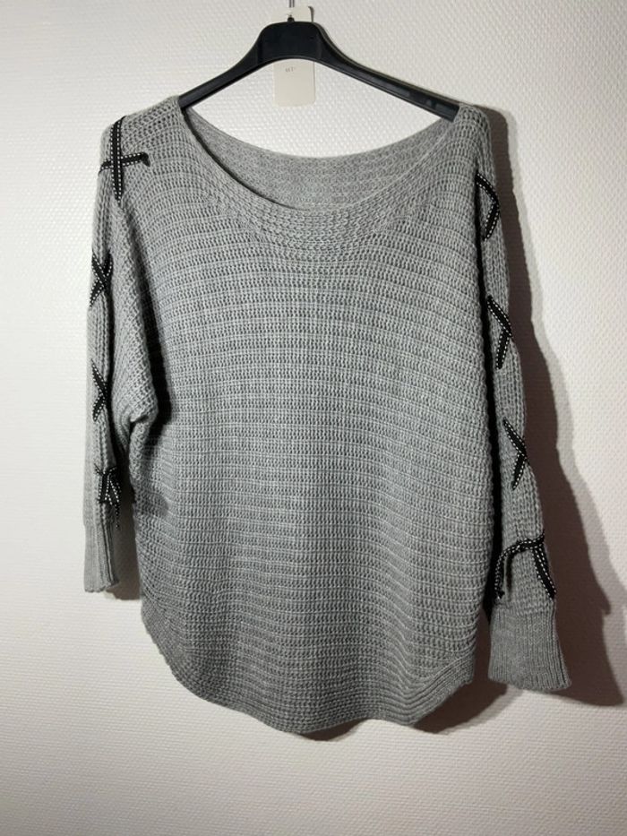Pull à laçage femme taille unique (38-42)- rzfashion - neuf avec étiquette