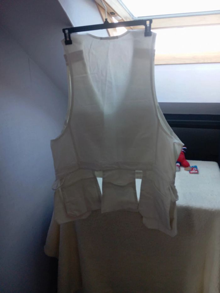Veste de travail multipoches blanche Neuve - photo numéro 5