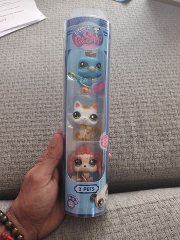 Coffret de 3 figurines littlest petshop