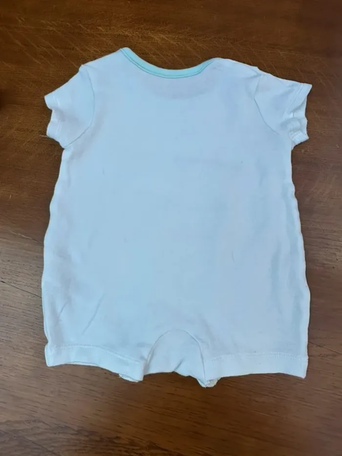 Combinaison short blanc été soleil primark 3-6 mois - photo numéro 7