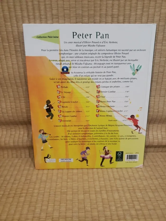 Peter Pan conte musical avec CD - photo numéro 3