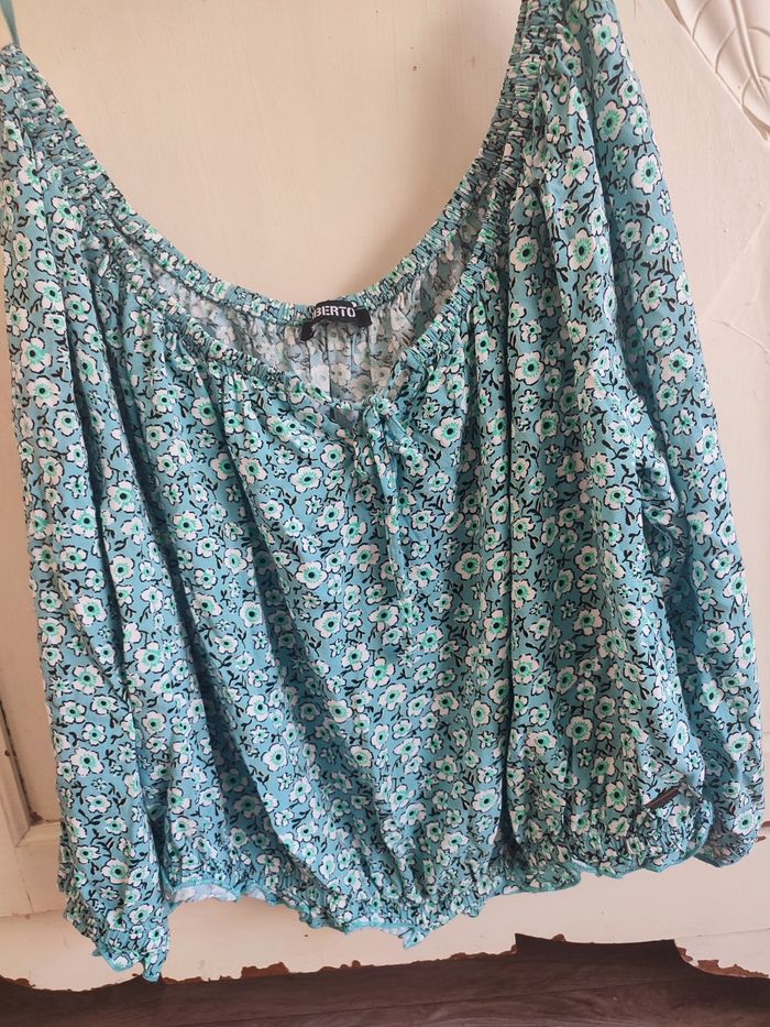 Blouse verte femme