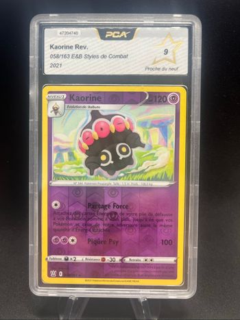 Carte Pokemon KAORINE 058/163 PCA 9
