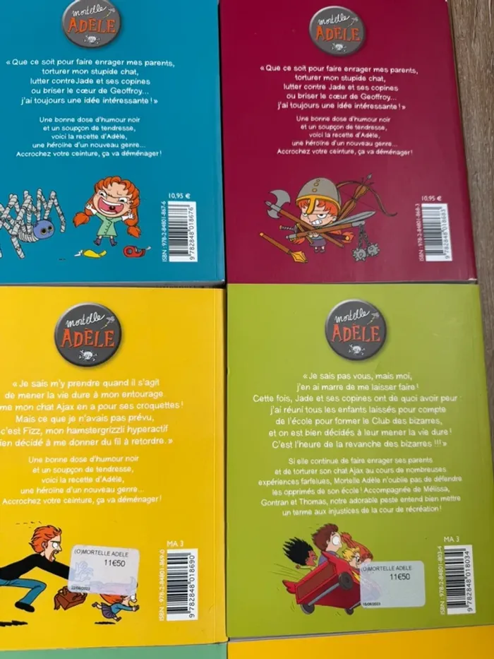 Lot livres mortelle Adèle et Ajax - photo numéro 6