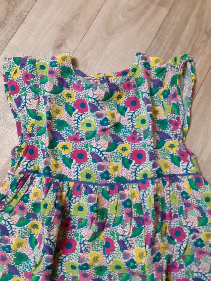 Robe fille légère multicolore fleurie 5 ans - photo numéro 2